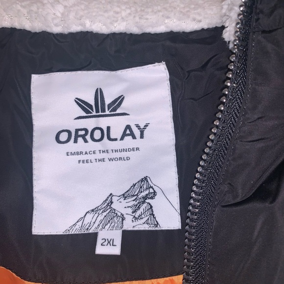 Orolay down coat, black, 2XL NWOT - Picture 2 of 5